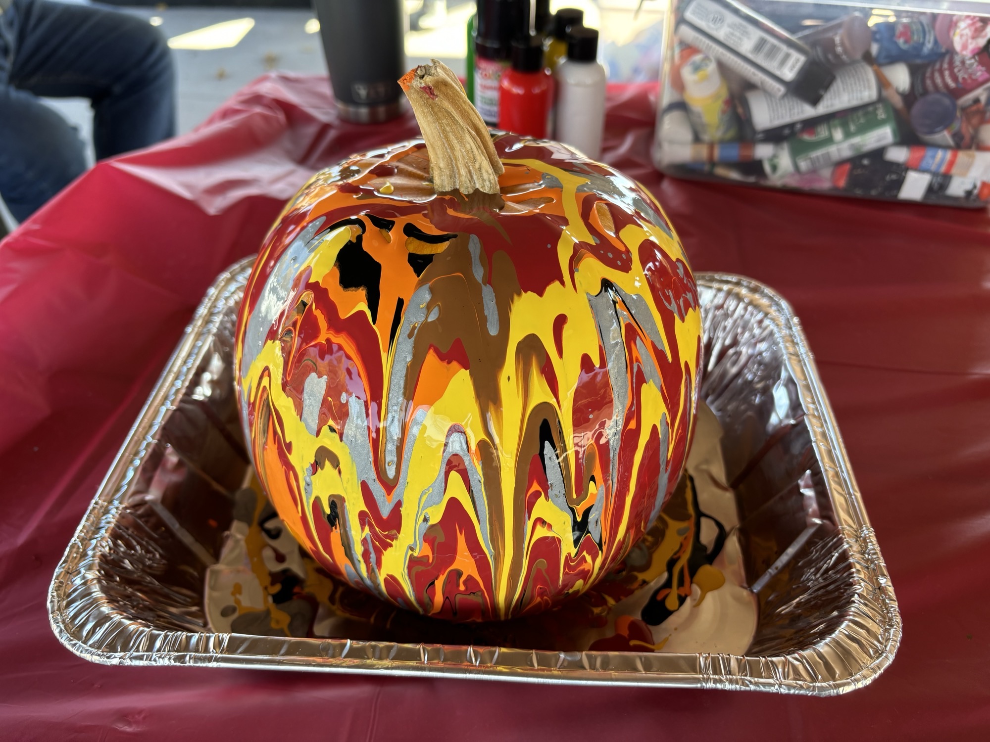 <div class="text-large">Kids Pumpkin Carving Event</div><div class="text-small text-muted">Photo Credit: Rec. Committee</div>